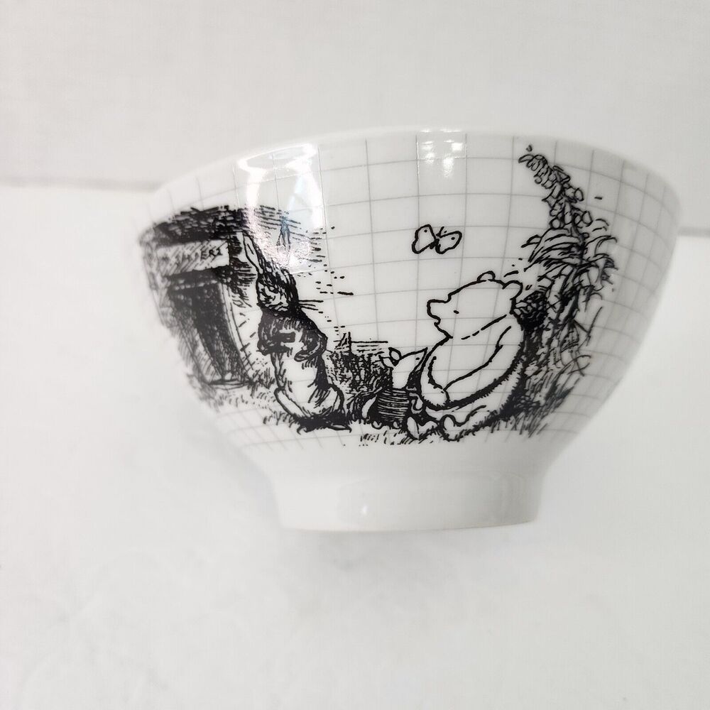 Disney Zrike Winnie The Pooh Sketchbook Bowl Cereal Soup Sketch 5.5”